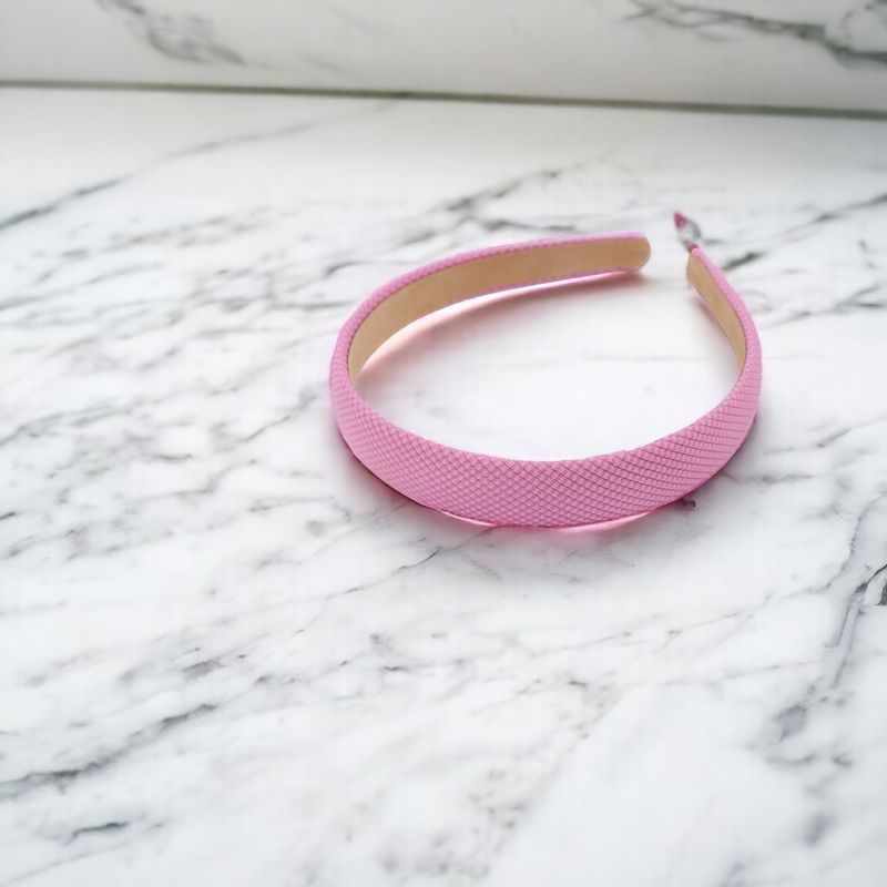 Fashion, accesorii si bijuterii - Femei - Accesorii femei - Accesorii pentru par femei - Cordeluta pentru par Crisalida, latime 2 cm, Roz - Infinity.ro