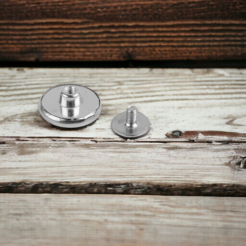 Casa si Gradina - Decoratiuni - DIY - Articole mercerie - Set 5 nasturi metalici pentru blugi cu filet Crisalida, diametru 17 mm, Alama antica - Infinity.ro