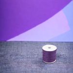 Casa si Gradina - Decoratiuni - DIY - Articole mercerie - Snur din bumbac cerat Crisalida, diametru 1 mm, lungime 20 m, Violet - Infinity.ro