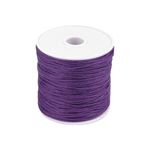 Casa si Gradina - Decoratiuni - DIY - Articole mercerie - Snur din bumbac cerat Crisalida, diametru 1 mm, lungime 20 m, Violet - Infinity.ro