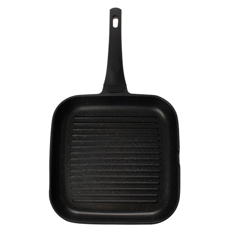 Casa si Gradina - Bucatarie si vesela - Vase pentru gatit - Tigai si seturi - Tigaie Grill, Aluminiu turnat, 28 cm - Infinity.ro