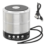 TV, Audio-Video si Foto - Portabile audio - Boxe portabile - Mini boxa portabila, Corp metalic, Bluetooth, Miscro-SD, Radio, Aux, Culoare Argintiu - Infinity.ro