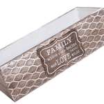 Casa si Gradina - Decoratiuni - Obiecte decorative - Accesorii decorative - Ladita Decorativa din Lemn Family 28x10x8cm ABYZ - Infinity.ro