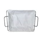 Casa si Gradina - Bucatarie si vesela - Ustensile bucatarie - Cosuri servire - Cos paine, metalic, dreptunghiular cu husa detasabila textila, 26X19X8cm, Negru ABYZ - Infinity.ro