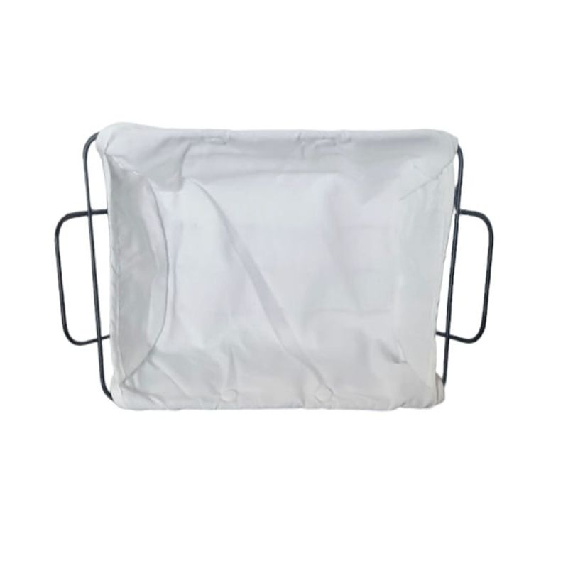 Casa si Gradina - Bucatarie si vesela - Ustensile bucatarie - Cosuri servire - Cos paine, metalic, dreptunghiular cu husa detasabila textila, 26X19X8cm, Negru ABYZ - Infinity.ro