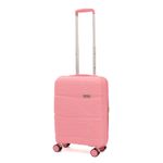 Sport si Outdoor - Articole de voiaj - Trolere - Troler Waves, Roz, 55X39X19 cm - Infinity.ro
