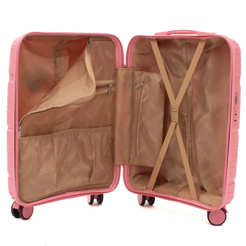 Sport si Outdoor - Articole de voiaj - Trolere - Troler Waves, Roz, 55X39X19 cm - Infinity.ro