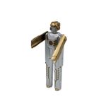 Carti si Birotica - Birotica - Instrumente de scris - Pixuri si stilouri - Pix funny robot auriu-argintiu colectia aviatie - Infinity.ro