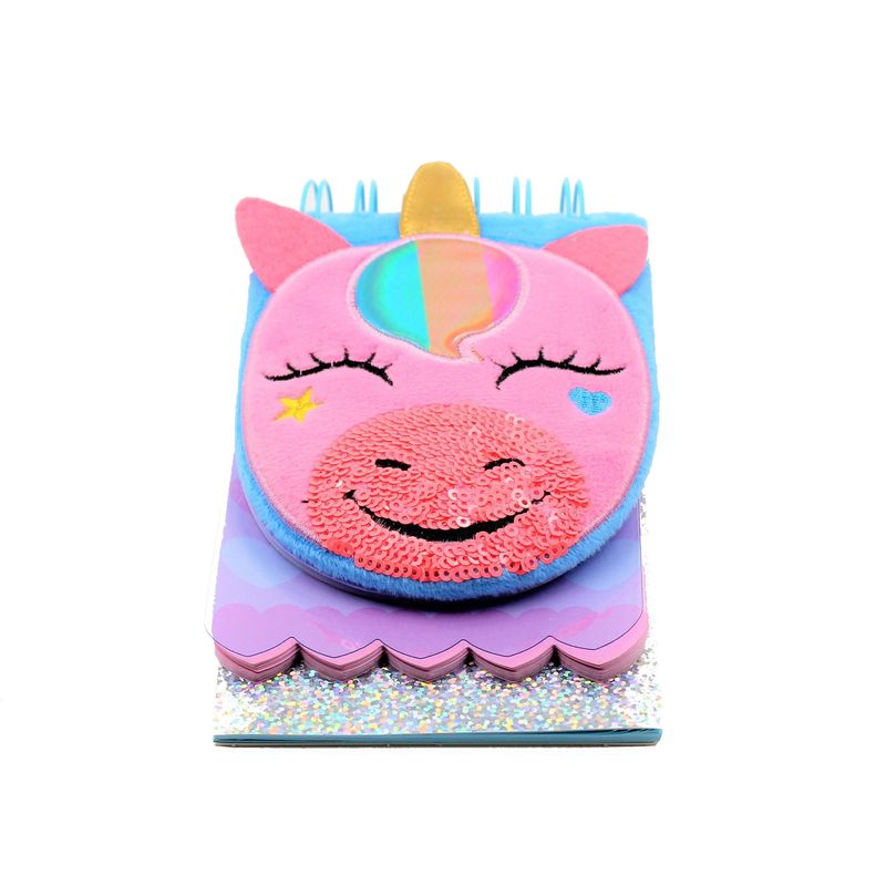 Carti si Birotica - Papetarie - Agende si calendare - Agende si carnete - Carnetel 3D Inorog multicolor 120 pagini - Infinity.ro