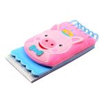 Carti si Birotica - Papetarie - Agende si calendare - Agende si carnete - Carnetel roz/ bleu 3D Purcelus 120 pagini - Infinity.ro