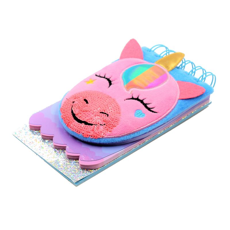 Carti si Birotica - Papetarie - Agende si calendare - Agende si carnete - Carnetel 3D Inorog multicolor 120 pagini - Infinity.ro