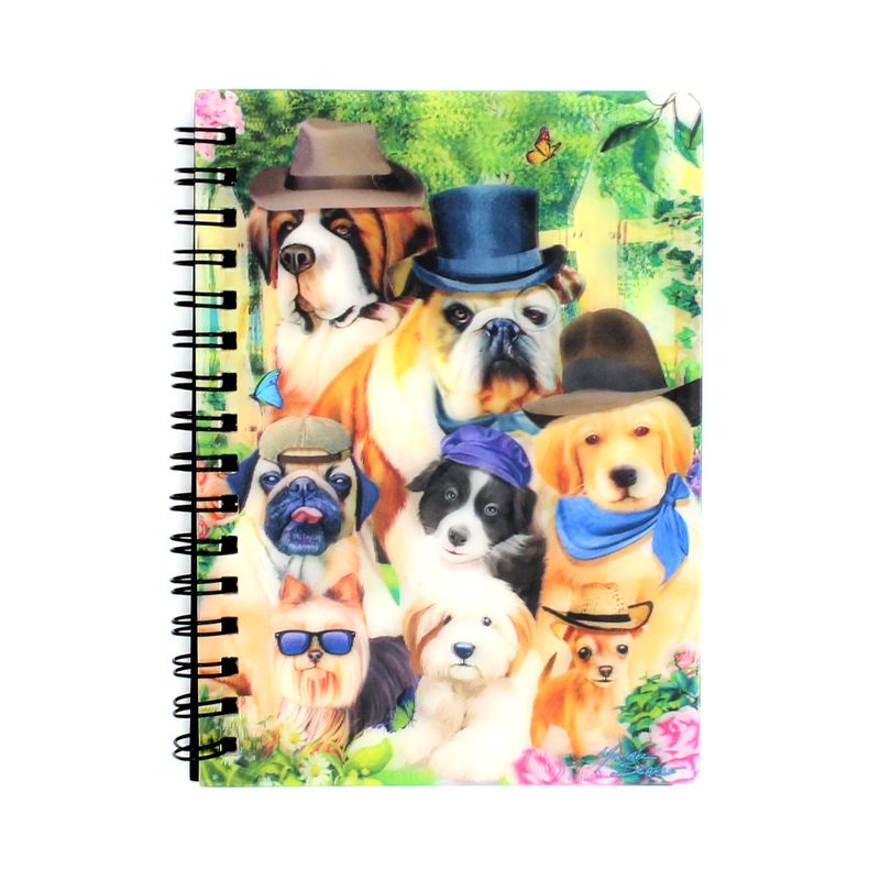Carti si Birotica - Papetarie - Agende si calendare - Agende si carnete - Carnetel zoo cu spirala 3D Dandy Dogs - Infinity.ro