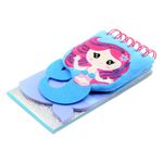 Carti si Birotica - Papetarie - Agende si calendare - Agende si carnete - Carnetel multicolor 3D Sirena 120 pagini - Infinity.ro