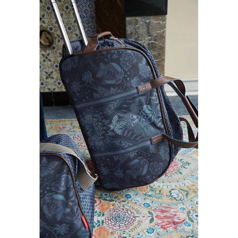 Sport si Outdoor - Articole de voiaj - Genti voiaj - Geanta de voiaj cu rotile Kyoto Festival Indigo Blue 55x34x27cm - Infinity.ro