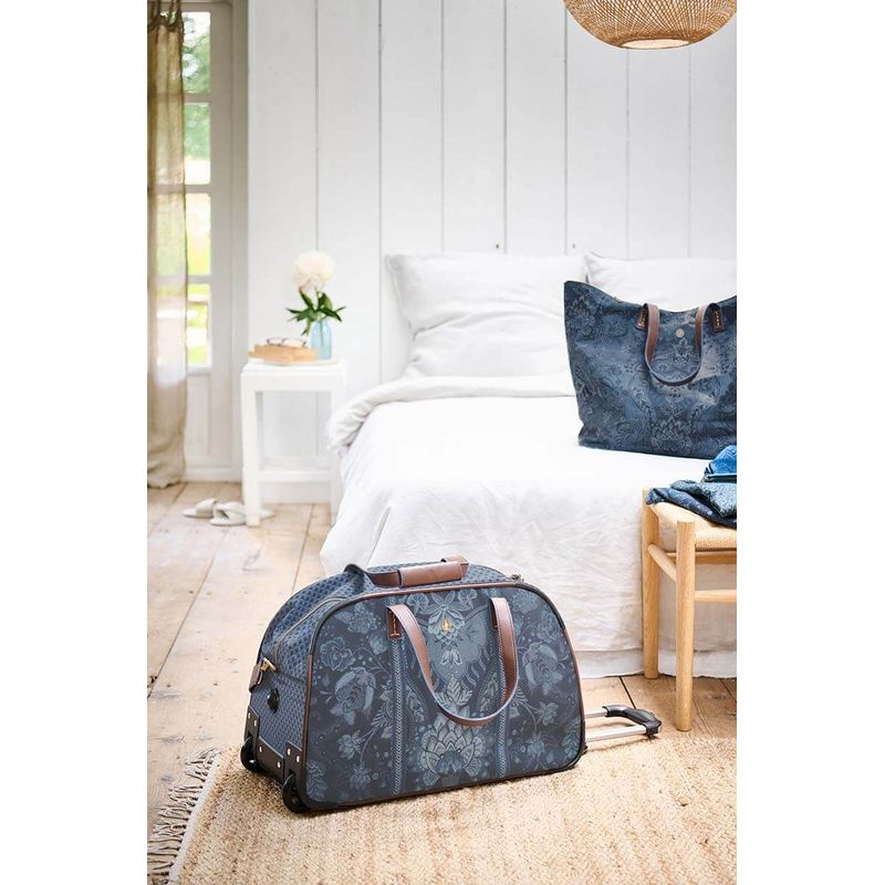 Sport si Outdoor - Articole de voiaj - Genti voiaj - Geanta de voiaj cu rotile Kyoto Festival Indigo Blue 55x34x27cm - Infinity.ro
