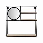 Casa si Gradina - Mobilier - Biblioteci si rafturi - Etajere - Etajera perete cu oglinda 40x40x10 cm - Infinity.ro