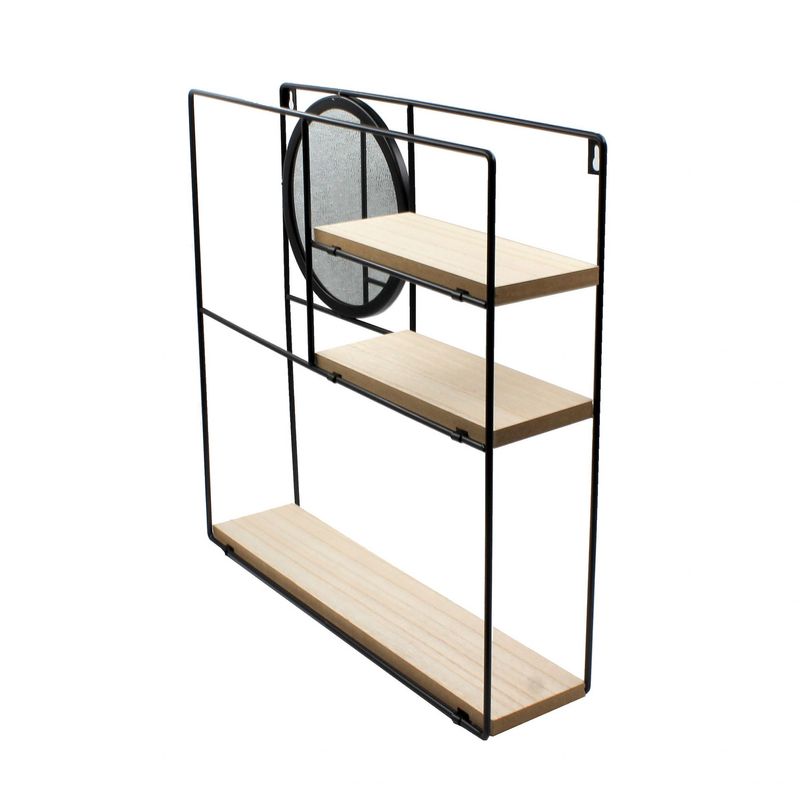 Casa si Gradina - Mobilier - Biblioteci si rafturi - Etajere - Etajera perete cu oglinda 40x40x10 cm - Infinity.ro