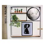 Casa si Gradina - Mobilier - Biblioteci si rafturi - Etajere - Etajera perete cu oglinda 40x40x10 cm - Infinity.ro