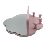 Casa si Gradina - Mobilier - Mobilier copii - Mobilier camera copiilor - Cuier cu oglinda MDF roz 39x28cm - Infinity.ro