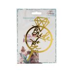 Casa si Gradina - Decoratiuni - Decoratiuni petrecere - Accesorii pentru petrecere - Cake Topper tort model Bride To Be - Infinity.ro