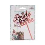 Casa si Gradina - Decoratiuni - Decoratiuni petrecere - Accesorii pentru petrecere - Cake Topper tort rose Bride To Be - Infinity.ro