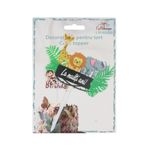 Casa si Gradina - Decoratiuni - Decoratiuni petrecere - Accesorii pentru petrecere - Cake Topper tort model animalute zoo - Infinity.ro