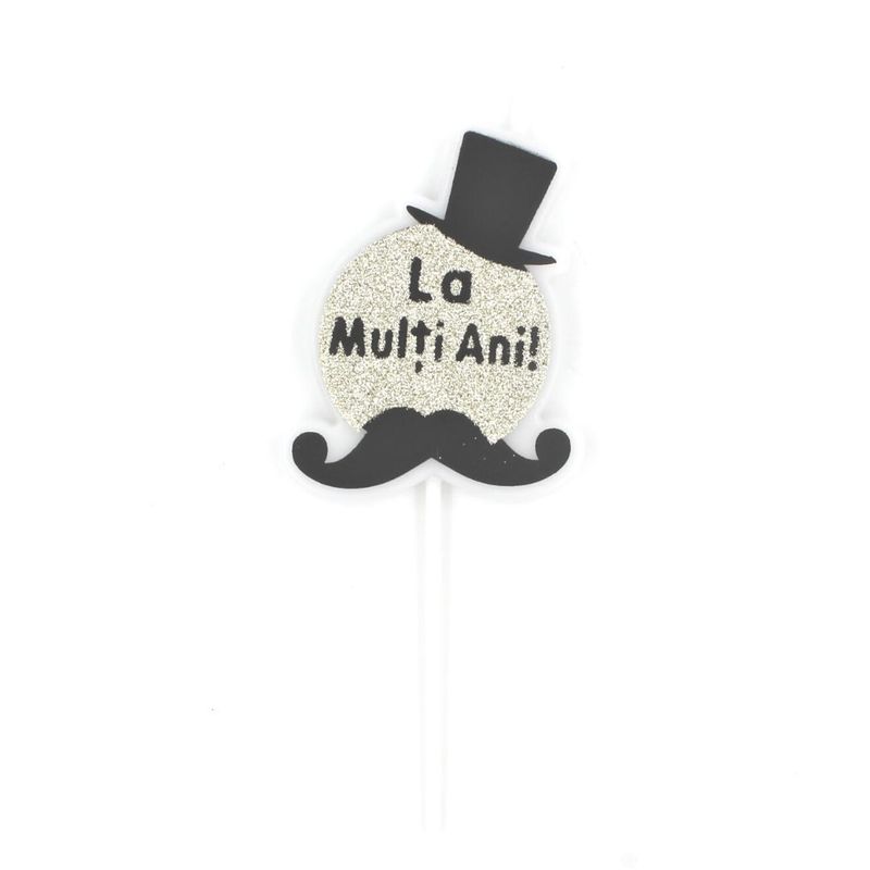 Casa si Gradina - Decoratiuni - Decoratiuni petrecere - Accesorii pentru petrecere - Lumanare party La multi ani barbati - Infinity.ro