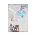 Casa si Gradina - Decoratiuni - Decoratiuni petrecere - Accesorii pentru petrecere - Cake Topper tort model coada sirena roz - Infinity.ro