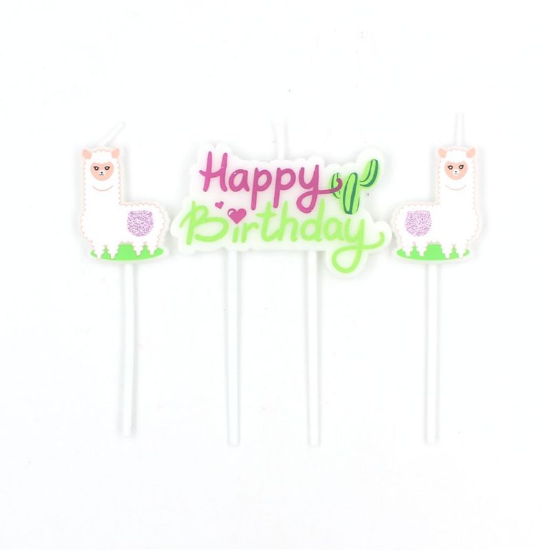 Casa si Gradina - Decoratiuni - Decoratiuni petrecere - Accesorii pentru petrecere - Set 3 lumanari party alpaca alb - Infinity.ro