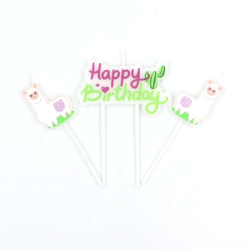 Casa si Gradina - Decoratiuni - Decoratiuni petrecere - Accesorii pentru petrecere - Set 3 lumanari party alpaca alb - Infinity.ro