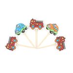 Casa si Gradina - Decoratiuni - Decoratiuni petrecere - Accesorii pentru petrecere - Set 5 lumanari party masinute colorate - Infinity.ro