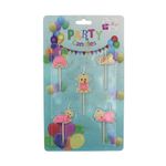 Casa si Gradina - Decoratiuni - Decoratiuni petrecere - Accesorii pentru petrecere - Set 5 lumanari party bebelus fetita - Infinity.ro