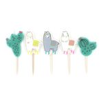 Casa si Gradina - Decoratiuni - Decoratiuni petrecere - Accesorii pentru petrecere - Set 5 lumanari alpaca si cactusi - Infinity.ro