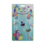 Casa si Gradina - Decoratiuni - Decoratiuni petrecere - Accesorii pentru petrecere - Set 5 lumanari party vaporase multicolore - Infinity.ro