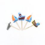 Casa si Gradina - Decoratiuni - Decoratiuni petrecere - Accesorii pentru petrecere - Set 5 lumanari party vaporase multicolore - Infinity.ro