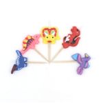 Casa si Gradina - Decoratiuni - Decoratiuni petrecere - Accesorii pentru petrecere - Set 5 lumanari party dinozauri colorati - Infinity.ro