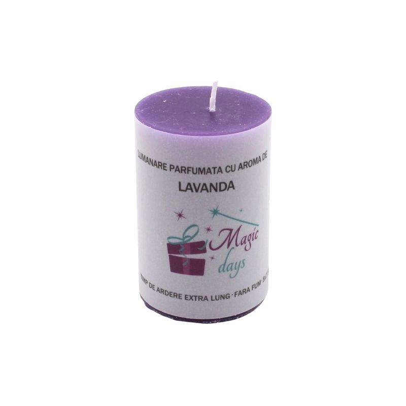 Casa si Gradina - Decoratiuni - Aromaterapie si lumanari - Lumanari si candele - Lumanare parfumata Magic Days lavanda 7.5cm - Infinity.ro