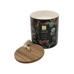 Casa si Gradina - Decoratiuni - Aromaterapie si lumanari - Lumanari si candele - Lumanare suport ceramic Black Peony 200g - Infinity.ro