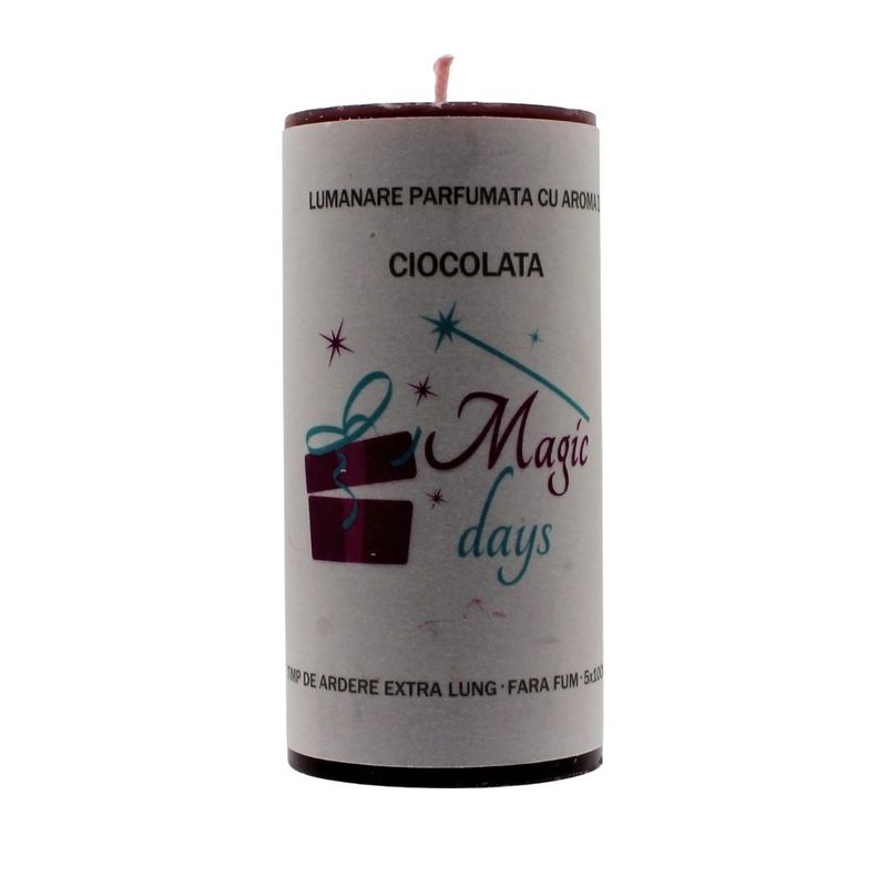 Casa si Gradina - Decoratiuni - Aromaterapie si lumanari - Lumanari si candele - Lumanare parfumata Magic Days ciocolata 10cm - Infinity.ro