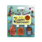 Casa si Gradina - Decoratiuni - Decoratiuni petrecere - Accesorii pentru petrecere - Set 4 lumanari party Basket - Infinity.ro