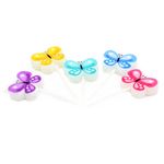 Casa si Gradina - Decoratiuni - Decoratiuni petrecere - Accesorii pentru petrecere - Set 5 lumanari Fluturasi Multicolor - Infinity.ro