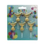 Casa si Gradina - Decoratiuni - Decoratiuni petrecere - Accesorii pentru petrecere - Set 5 lumanari party coada sirena - Infinity.ro