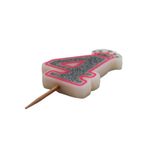 Casa si Gradina - Decoratiuni - Decoratiuni petrecere - Accesorii pentru petrecere - Lumanare aniversara roz glitter cifra 4 - Infinity.ro