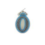 Casa si Gradina - Decoratiuni - Decoratiuni petrecere - Accesorii pentru petrecere - Lumanare aniversara albastra glitter cifra 0 - Infinity.ro