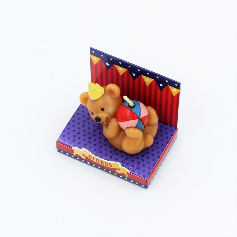 Casa si Gradina - Decoratiuni - Decoratiuni petrecere - Accesorii pentru petrecere - Lumanare decorativa figurina - Circus Ursulet - Infinity.ro