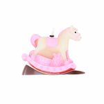 Casa si Gradina - Decoratiuni - Decoratiuni petrecere - Accesorii pentru petrecere - Lumanare decorativa figurina Calut roz - Infinity.ro