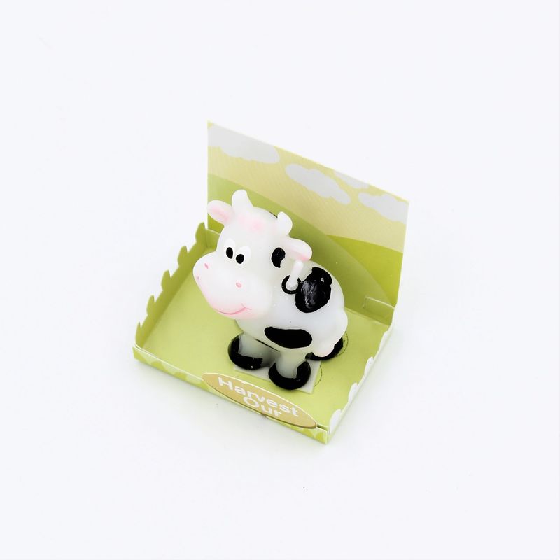Casa si Gradina - Decoratiuni - Decoratiuni petrecere - Accesorii pentru petrecere - Lumanare decorativa figurina - Vacuta 4x3x5 cm - Infinity.ro
