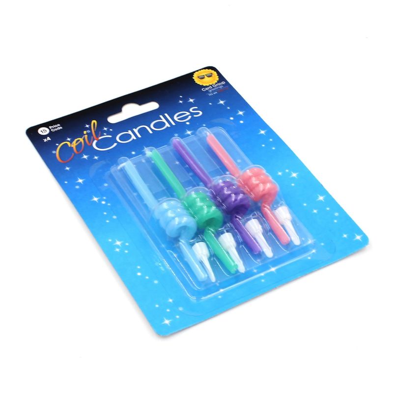 Casa si Gradina - Decoratiuni - Decoratiuni petrecere - Accesorii pentru petrecere - Set lumanari aniversare "Coil candles" - Infinity.ro