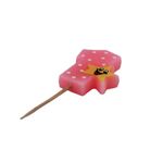 Casa si Gradina - Decoratiuni - Decoratiuni petrecere - Accesorii pentru petrecere - Lumanare aniversara roz cifra 1 - Infinity.ro