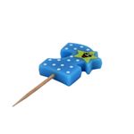 Casa si Gradina - Decoratiuni - Decoratiuni petrecere - Accesorii pentru petrecere - Lumanare aniversara albastra cifra 2 - Infinity.ro